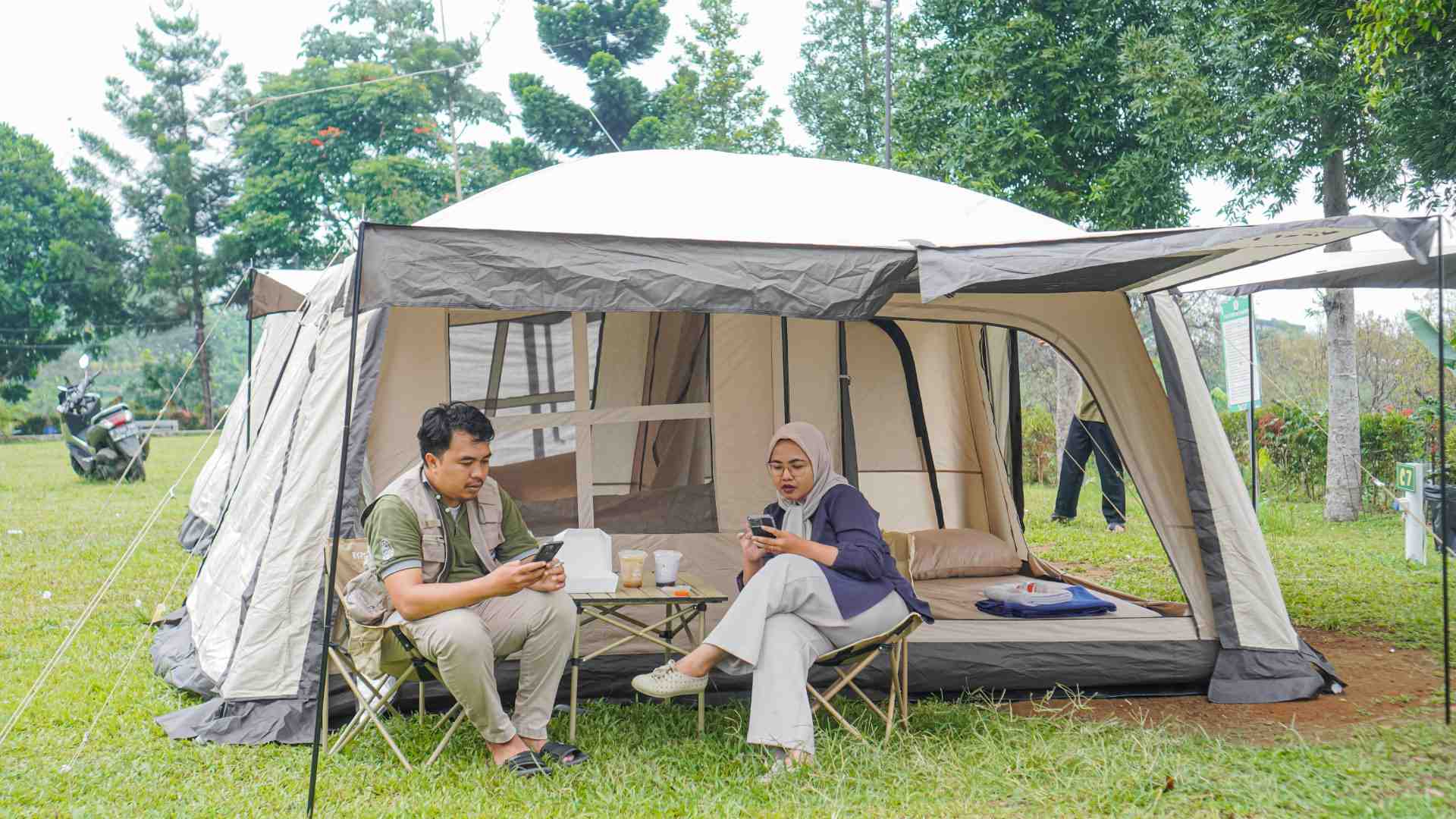 Camping Family